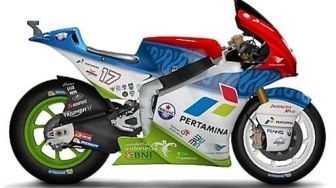 99 Persen Paten, Livery Motor Balap Moto2 Mandalika Racing Ada Batiknya