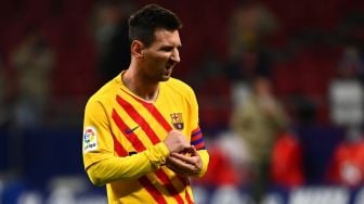 Viral Video Messi Geleng-geleng Kepala saat Barcelona Ditahan Imbang Eibar