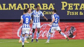 Taklukan Cadiz, Real Sociedad Masih Kokoh di Puncak Klasemen Liga Spanyol