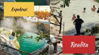 Tak Seindah di Medsos, Viral Lelaki Kecewa Saat Wisata Pemandian Alam