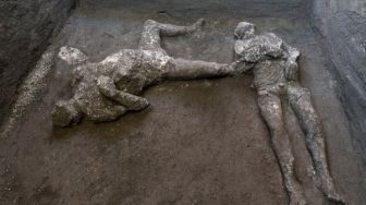 Jasad Tuan dan Budaknya Korban Letusan Gunung Pompeii 72 Masehi Ditemukan