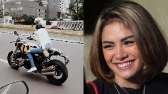 Video Nikita Mirzani Naik Moge ke Petamburan Ditonton Nyaris 2 Juta Kali