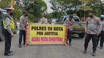 Polisi Bubarkan Pesta Pernikahan Anak Kepala BPBD Limapuluh Kota