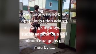 Curhat Pembelinya Tak Mau Bayar, Penjaga Warung Ini Dinyinyirin Publik