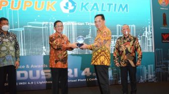 Pupuk Kaltim Raih Penghargaan Lighthouse Industry 4.0 dari Kemenperin