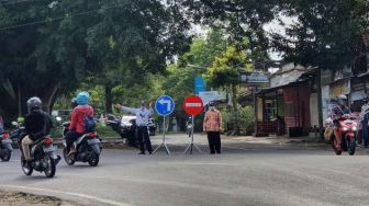 Urai Kemacetan, Dishub Sleman Uji Coba Rekayasa Lalin di Cebongan