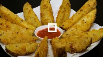 Bikin Camilan Potato Wedges, Ini Resepnya