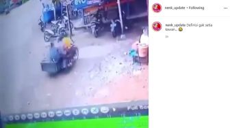 Viral Video Rombongan ABG Tabrak Warung, Sikap Pelaku Jadi Sorotan