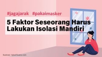 INFOGRAFIS: 5 Faktor Seseorang Harus Lakukan Isolasi Mandiri