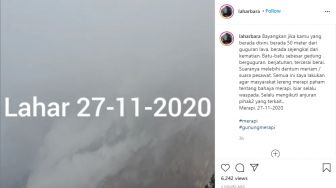 Detik-Detik Guguran di Kawah 48 Gunung Merapi, Tertangkap Kamera Warga