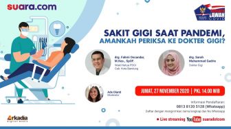 LIVE STREAMING: Sakit Gigi Saat Pandemi, Amankah ke Dokter Gigi?