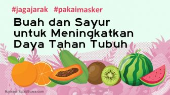 INFOGRAFIS: Buah dan Sayur untuk Meningkatkan Daya Tahan Tubuh