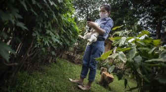 Berkunjung ke Taman Kelinci Bambu Apus