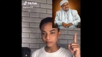Viral di TikTok Bocah Bela Habib Rizieq: Kau Sentuh Dia, Kita Baku Hantam