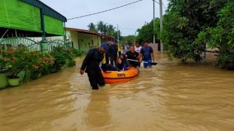 Banjir Landa Kawasan Tebing Tinggi, Ribuan Rumah Terendam