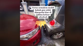 Aksi Pria Bikin Jera Pemobil yang Parkir Sembarangan ini Tuai Pujian