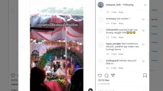 Dikira Hujan Biasa, Bencana Ini Bikin Pengantin Pingsan dan Pesta Bubar