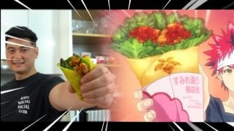 Chef Arnold Buat Karaage Roll dari Resep Anime Shokugeki No Soma, Yuk Coba!