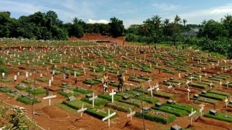 Lahan Pemakaman Covid-19 di TPU Pondok Ranggon Menipis, 40 Jenazah per Hari