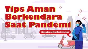 INFOGRAFIS: Tips Aman Berkendara saat Pandemi