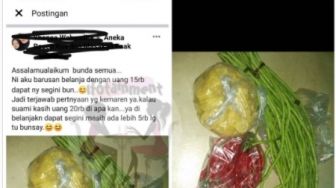 Pamer Belanja Cuma Habis Rp 15 Ribu, Ibu Ini Malah Dicibir Warganet