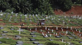 Jakarta Krisis Lahan Makam Covid-19, Kubur Tumpang Jenazah Diizinkan