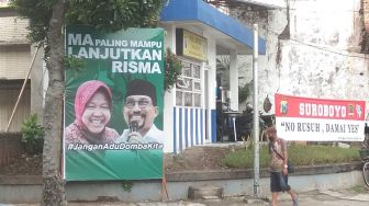 Anak Risma Marah dan Protes Foto Ibunya Dipasang di Baliho Mahfud Arifin