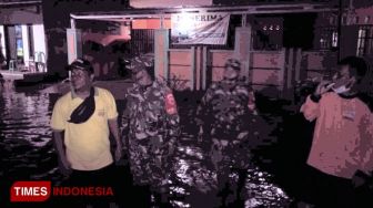 Tanggul Sungai Cilopadang Jebol, Ratusan Warga Mengungsi