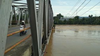 Waduh! Bendung Gerak Serayu Banyumas Berstatus Awas