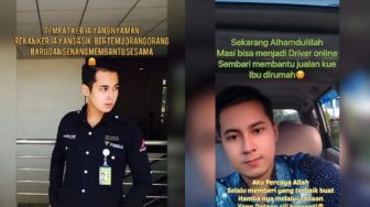 Viral Kisah Pria Dulunya Kerja di Maskapai, Kini Jadi Driver Ojol