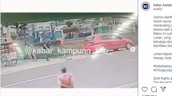 Viral Video Tukang Bakso Ditendang Pemobil Hingga Terpental, Publik Murka