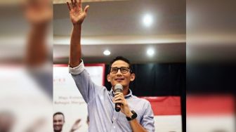 Sandiaga Uno si Papa Online Turut Doakan Kesembuhan Adjo Sardjono