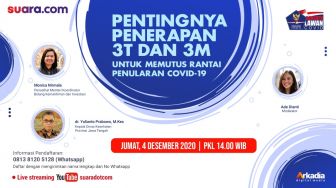 LIVE: Pentingnya Penerapan 3T dan 3M untuk Memutus Penularan Covid-19