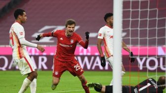 Seru! Laga Big Match Bayern Munich Vs RB Leipzig Berakhir 3-3