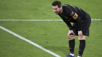 Viral Ekspresi Kecewa Lionel Messi saat Barcelona Ditahan Imbang Eibar