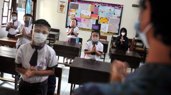 Sekolah Tatap Muka di Riau Lihat Perkembangan Corona Usai Libur Nataru