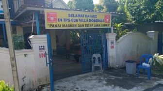 TPS Tempat Calon Petahana Wali Kota Batam Muhammad Rudi Nyoblos Sepi