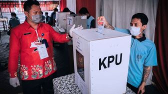 501 WBP di Lapas Sidoarjo 'Nyoblos' di Pilbup Sidoarjo
