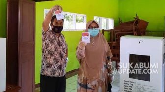 Salurkan Hak Pilihnya, H.A Sopyan Sebut Antusiasme Pemilih Tinggi