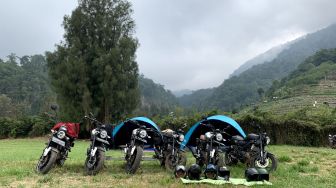 Ngariung Momotoran Itu Hobby Owner Yamaha XSR 155 Saat Tidak Pandemi