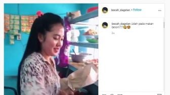 Viral Penjual Warteg Mirip Via Vallen, Cantiknya Bikin Warganet Kesemsem