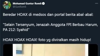 Beredar Video Klaim Jenazah Anggota FPI Bau Harum, Gus Romli: Hoax!