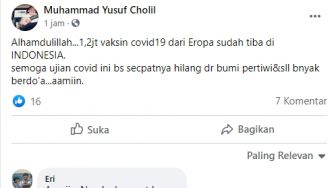 CEK FAKTA: Benarkah 1,2 Juta Vaksin Covid-19 dari Eropa Tiba di Indonesia?