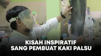 Kisah Fitriandaka Kurnia, Sang Pembuat Kaki Palsu