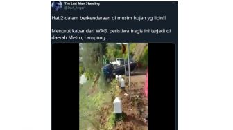 CEK FAKTA: Benarkah Kecelakaan Kendaraan Pikap Ini Terjadi di Lampung?
