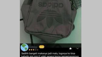 Pembeli Online Ngeluh Logonya Terbalik, Warganet Malah Kasih Nasihat Lucu