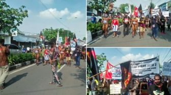 CEK FAKTA: Benarkah Ada Demo Tuntut Papua Barat Merdeka di Surabaya?