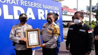 Kapolsek Bantan Ungkap Peredaran 44 Kilogram Sabu dan 11 Ribu Butir Ekstasi