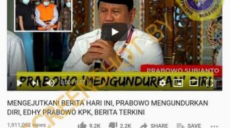 CEK FAKTA: Benarkah Prabowo Subianto Mengundurkan Diri dari Menhan?