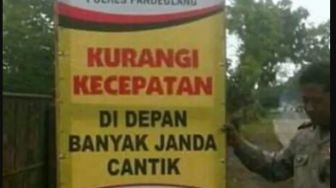 6 Rambu Lalu Lintas Ini Bikin Pengguna Jalan Geleng-Geleng Kepala, Kreatif!